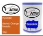 Preview: Hyundai, Atomic Orange Metallic, TA5: 500ml Lackdose, von ATW Autoteile West.